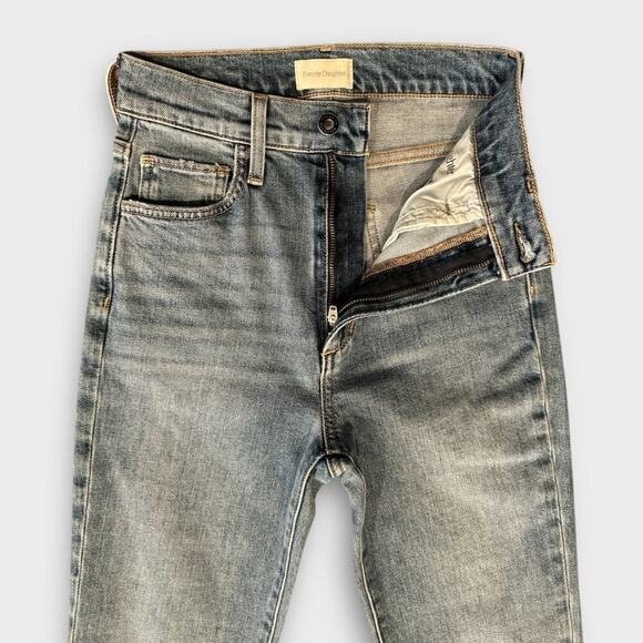 Favorite Daughter Valentina Super High Rise Tower Jean with Slit Size 23 - Picture 5 of 12